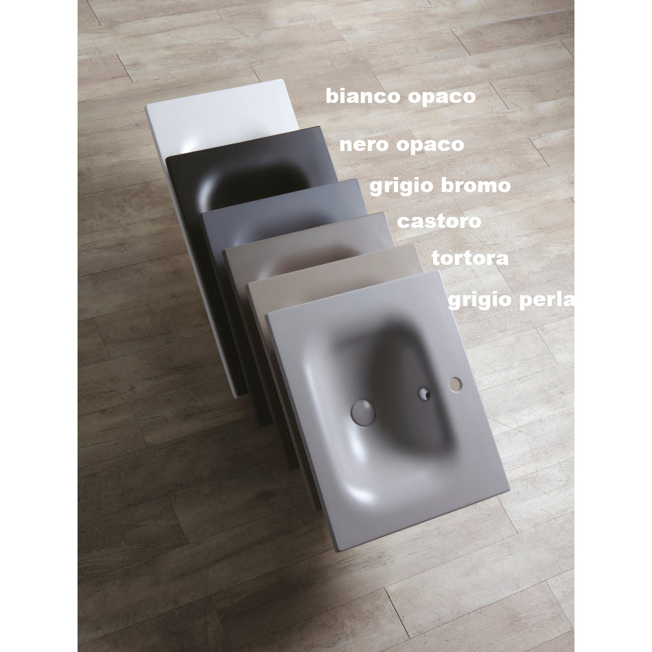 Lavabo da incasso con vasca a destra 106x51x h 16,8 cm Soft