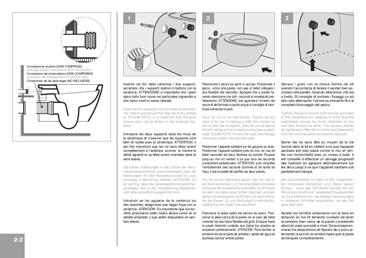Sanitari sospesi Clean flush Mini Moon
