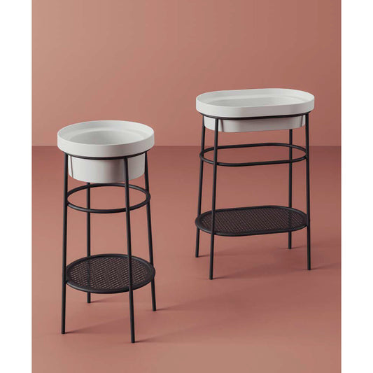 Composizione struttura e lavabo tondo cm 40 Fuori Scala