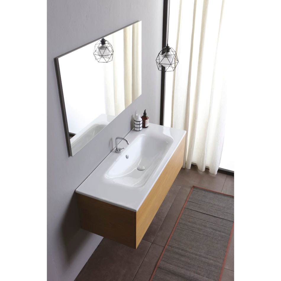 Lavabo da incasso 121x51x h 16,8 cm Soft