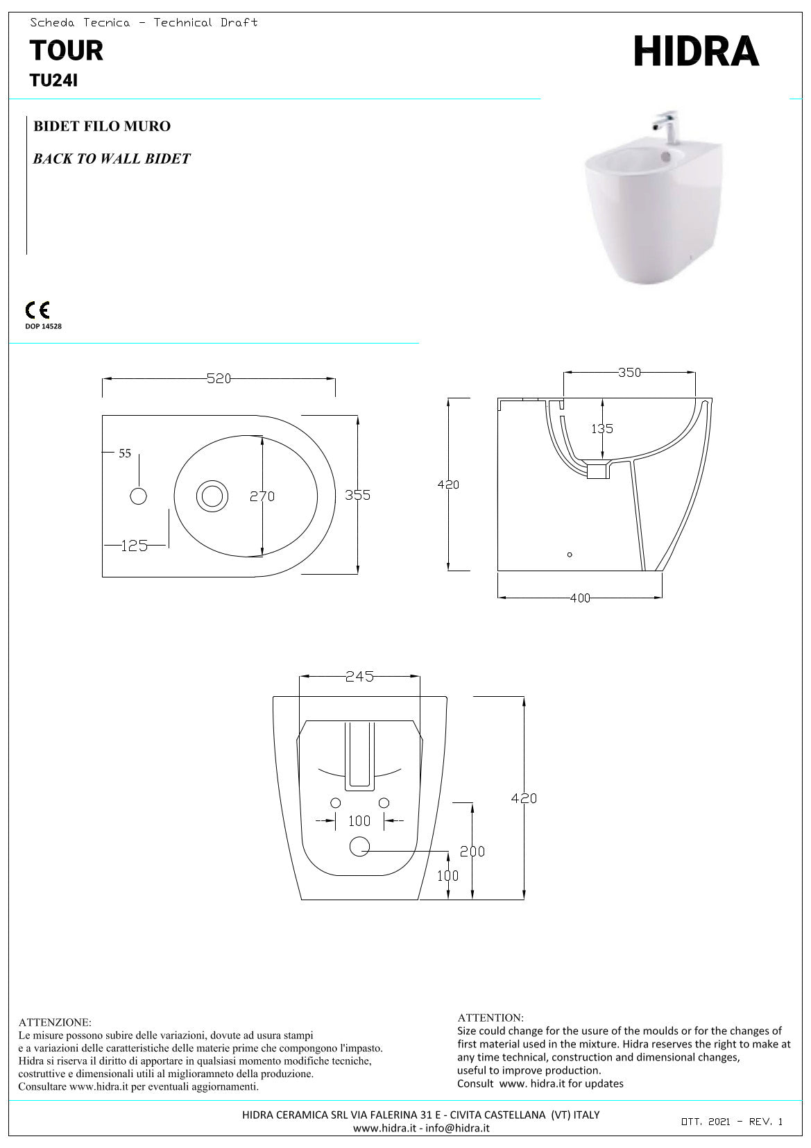 Sanitari a terra Tour