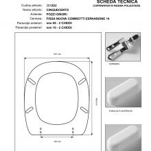 Wc seat Cinquecento