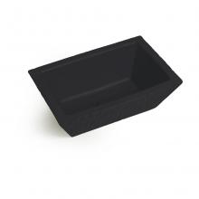 Rectangular Countertop/Wall-hung Washbasin Pietra Deep Dark