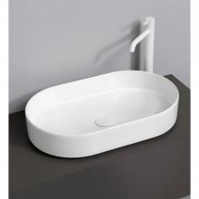 Oval countertop washbasin cm 60x36 Blade Ovale
