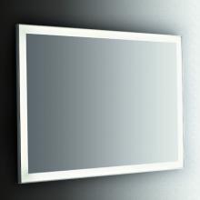 Polished wire mirror 100X70H, internal perimeter sandblasting and polyurethane frame.