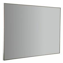 Polished wire mirror 80x60 cm with polyurethane foam frame.