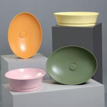 Oval countertop washbasin cm 50x38 Idea Ovale
