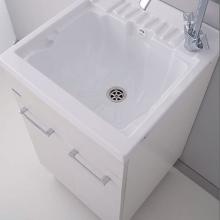 Laundry unit with ABS bathtub and two doors cm 50x40xH89 Medusa