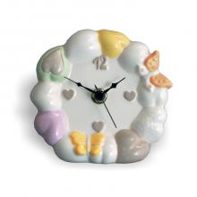 Small Clock Table Hearts