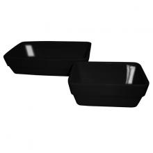Rectangular Bowl Black/Black