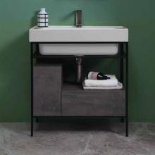 Washbasin unit with drawer and door 70x50xH76 Quadrello