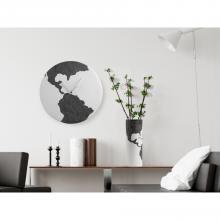 Wall clock cm 42x42x03 Geographic