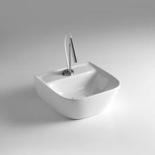 Square Washbasin cm 42.5x42.5 Soft with Tap Hole