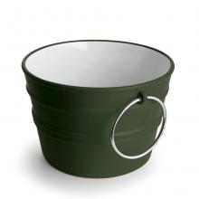 Round Countertop/Wall-hung Washbasin Bacile Glossy English Green