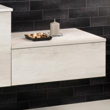 Wall-hung base with drawer Unika