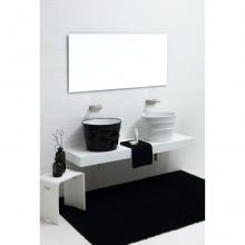Round Countertop/Wall-hung Washbasin Bacile Deep Black