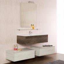 Wall-hung Bathroom Composition cm 170 Unika