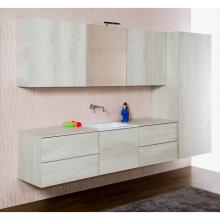 Bathroom/laundry wall-hung composition cm 270 Unika