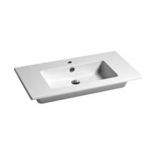 Countertop/wall-hung washbasin cm 91x51 Slim