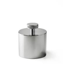 Small Cotton Jar Metal Tonda Chrome