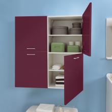Laundry column with two right doors and internal shelves Brava