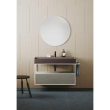 Wall-hung/Countertop Washbasin cm 61x40 with hole Elegance Squared