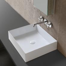 Wall-hung wash basin cm 45x38 Elegance Squared