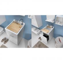 Indoor washtub 45x60xH86 with laundry basket Jollywash