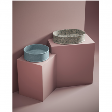 Oval Countertop Washbasin 60x40 cm Atelier Marmi & Graniglie