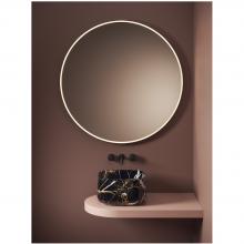 Round mirror cm 85 with LED Look Ring