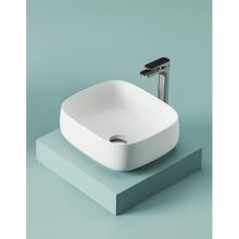 Countertop wash basin 46x41 cm Cognac Quadro