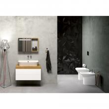 Wall-hung/countertop wash basin cm 75 Prua