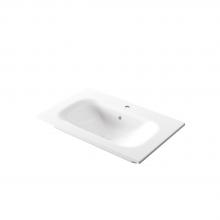 Recessed washbasin 81x51x h 16,8 cm Soft