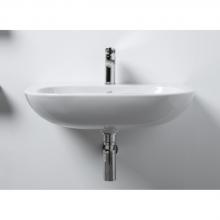 Wall-hung washbasin cm 64x48xH19 Pratica