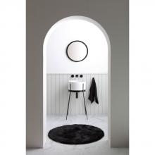 Washbasin with structure Ibrido Round White