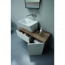 Countertop/wall-hung washbasin cm 70x40xH25 Wynn