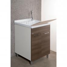 Laundry unit with ABS bathtub and two doors cm 55x45xH89 Medusa