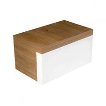 Washbasin wall-hung cabinet with drawer cm 90x55 Stiva