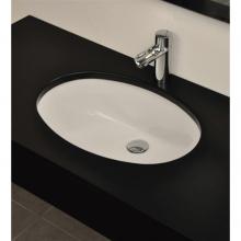 Under Countertop Washbasin cm 46.5x38 Oval 105