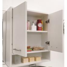 Laundry wall unit with two doors and shelf 80x24x70 Jolly