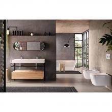 Structure with 2 drawers for cm 120 washbasin Faster Kiub