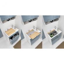 Indoor washtub with laundry basket 75x50xH86 Lindo