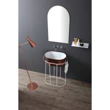 High metal washbasin cabinet Tinozza