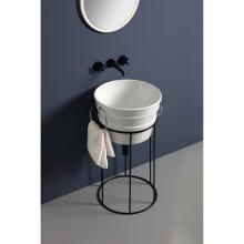 High metal washbasin cabinet Bacile