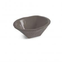 Oval Countertop/Wall-hung Washbasin Terra Matt Basalt