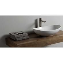 Countertop oval washbasin cm 60x39 Vessel