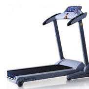 Treadmill for indoor training.