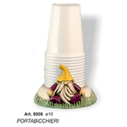 Ceramic cup holders by Taruschio: Italian creativity! 