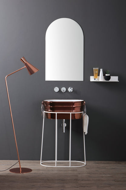 STRUTTURA DA TERRA ALTA IN METALLO TINOZZA