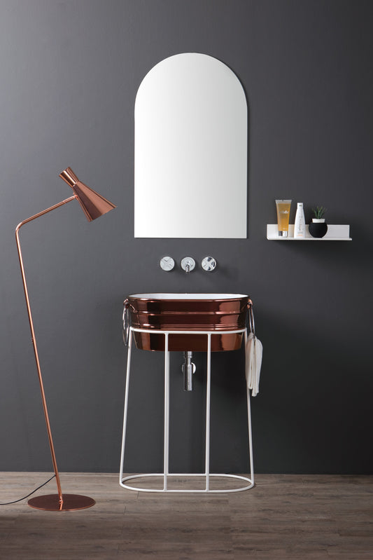 STRUTTURA DA TERRA ALTA IN METALLO TINOZZA